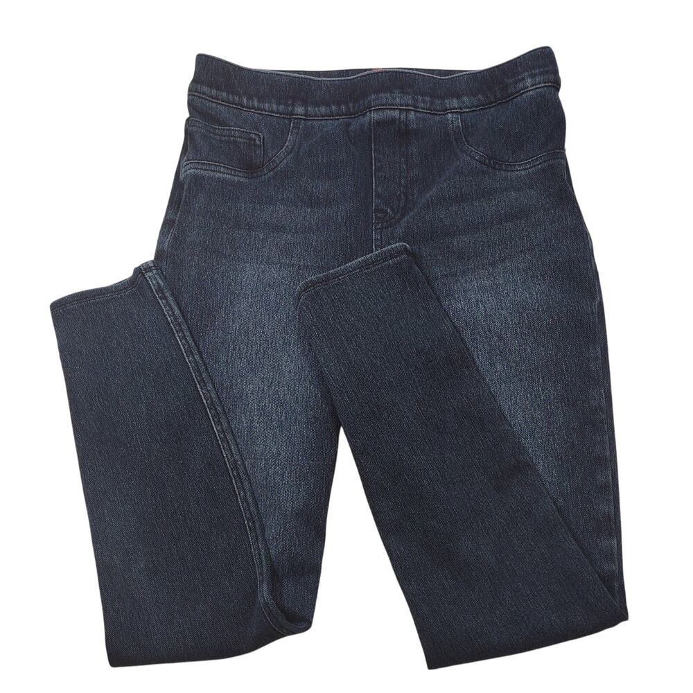 SPANX Dark Wash Skinny Jeans, Size Medium